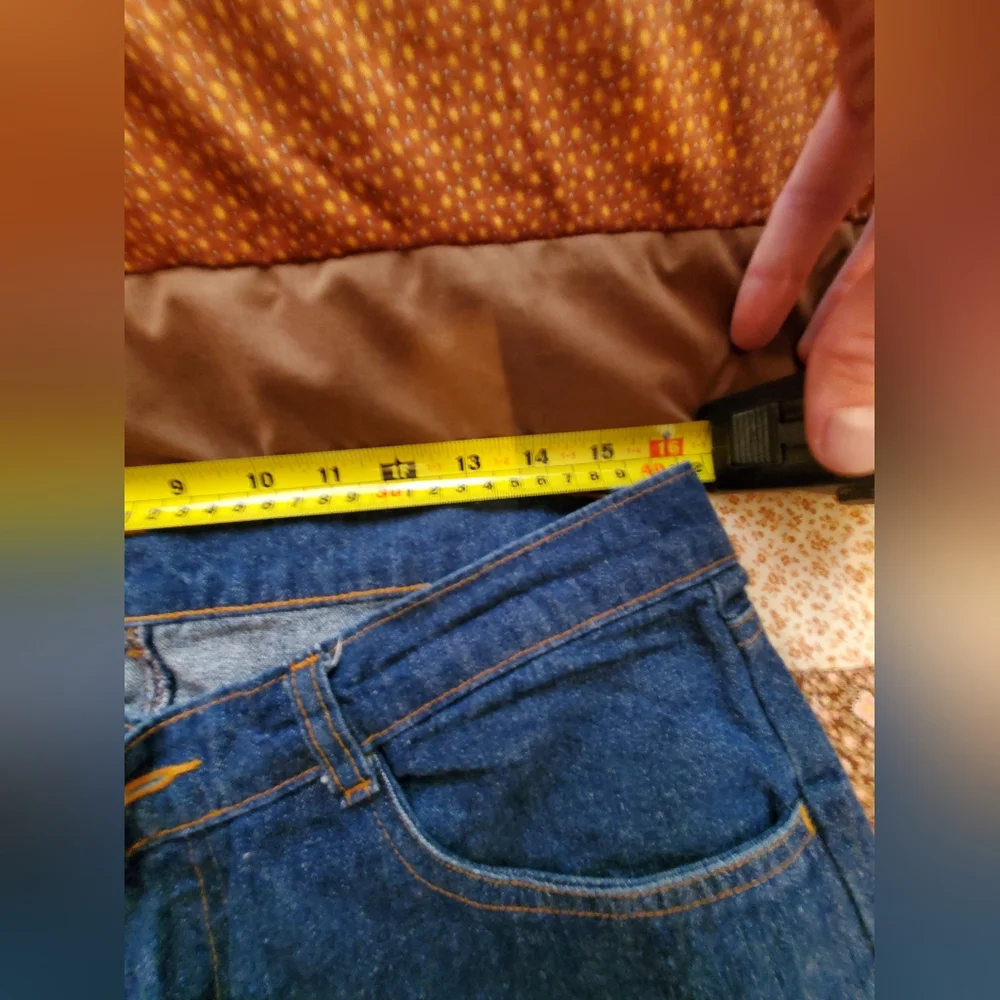 CHI PANTS SANTA CRUZ ORIGINAL 84-91 RUN BLUE JEANS 34 100% COTTON NWOT